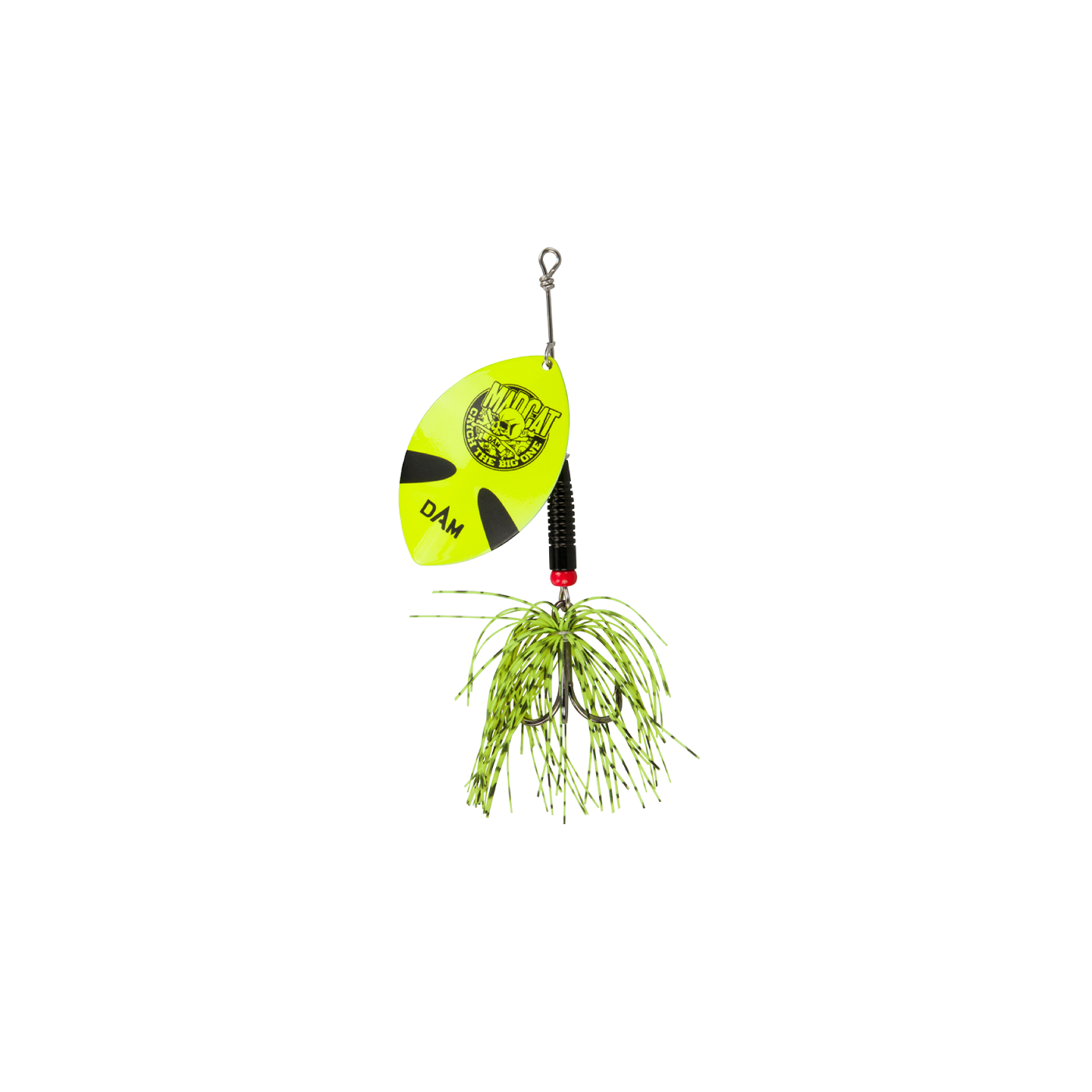 MadCat Obrotówka BIG BLADE SPINNER 3/0 55G SINKING FLUO YELLOW