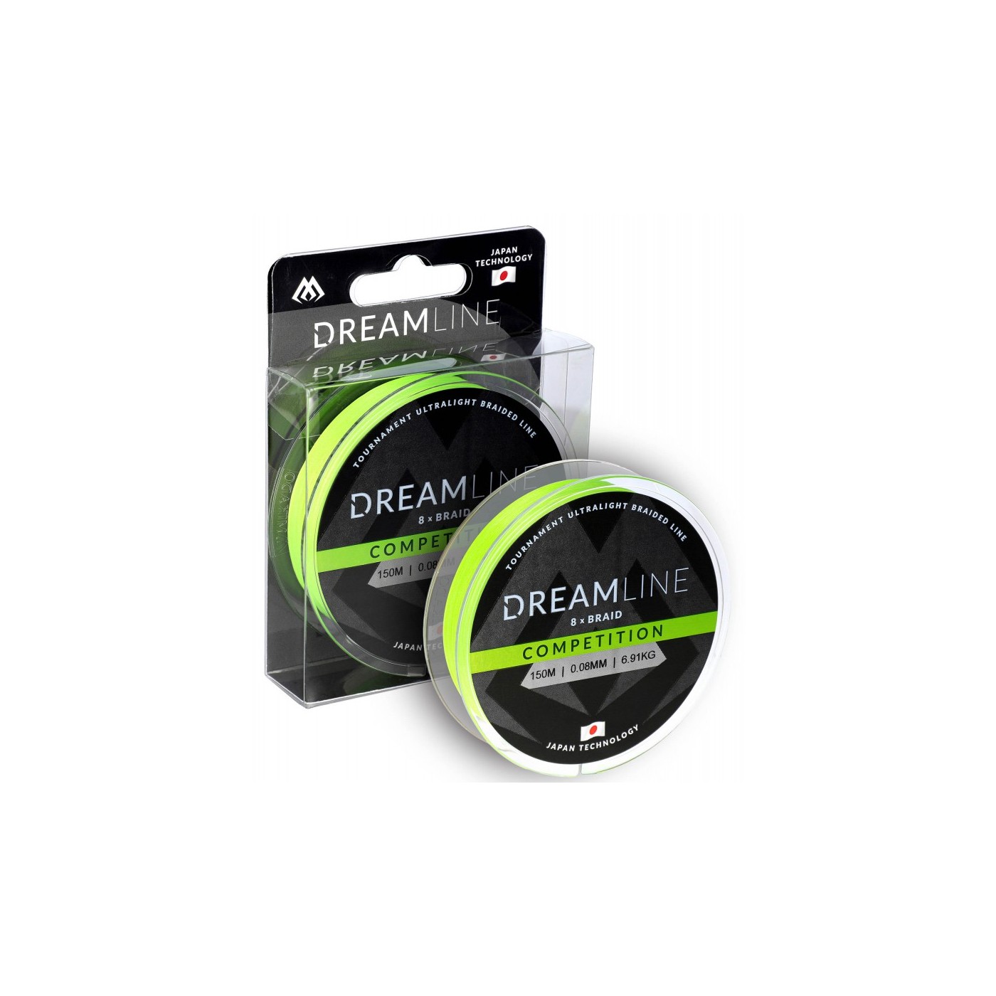 MIKADO PLECIONKA - DREAMLINE COMPETITION - 0.20mm/20.83kg/150m - FLUO ZIELONA - op.1szp.