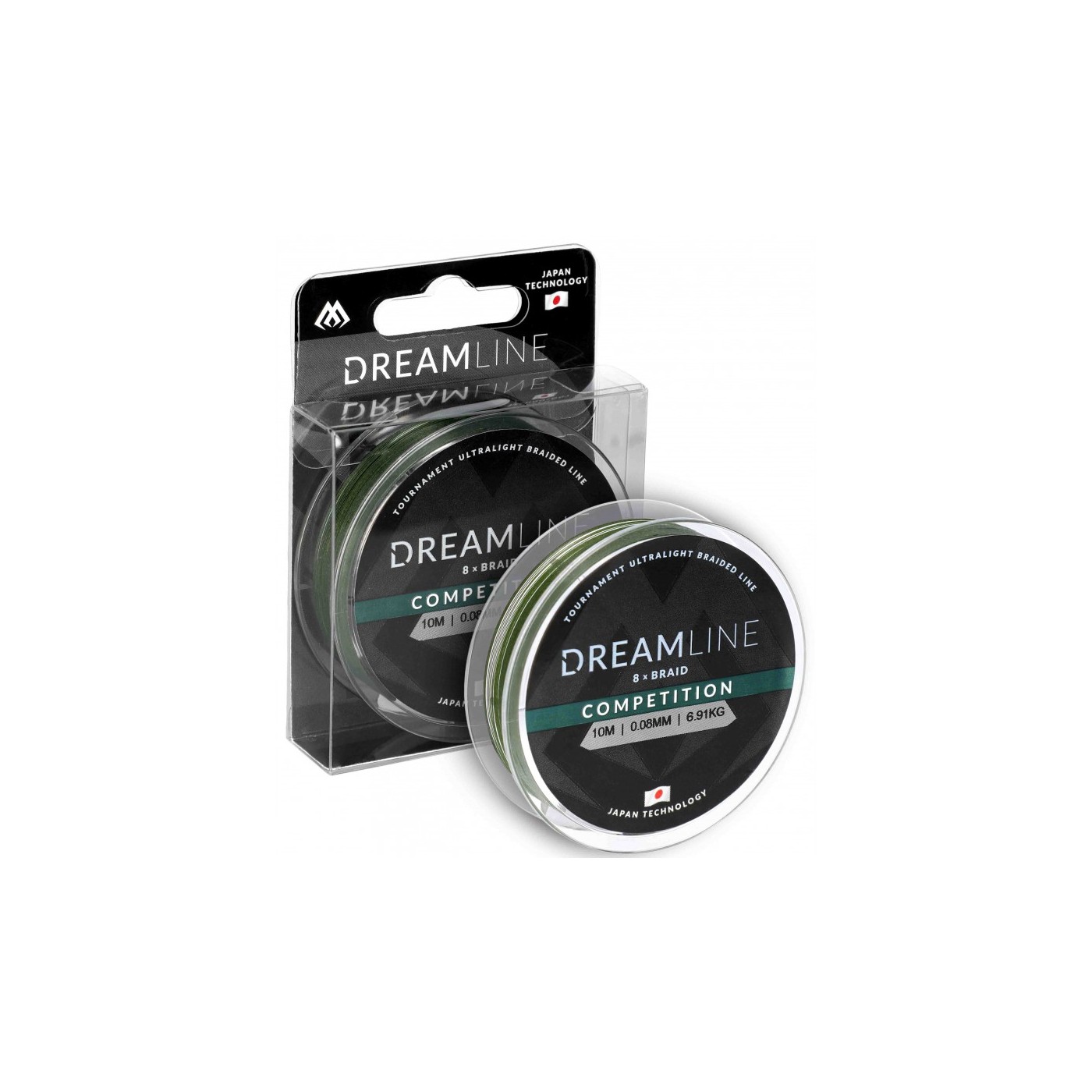 MIKADO PLECIONKA - DREAMLINE COMPETITION - 0.08mm/6.91kg/10m - ZIELONA - op.1szp.